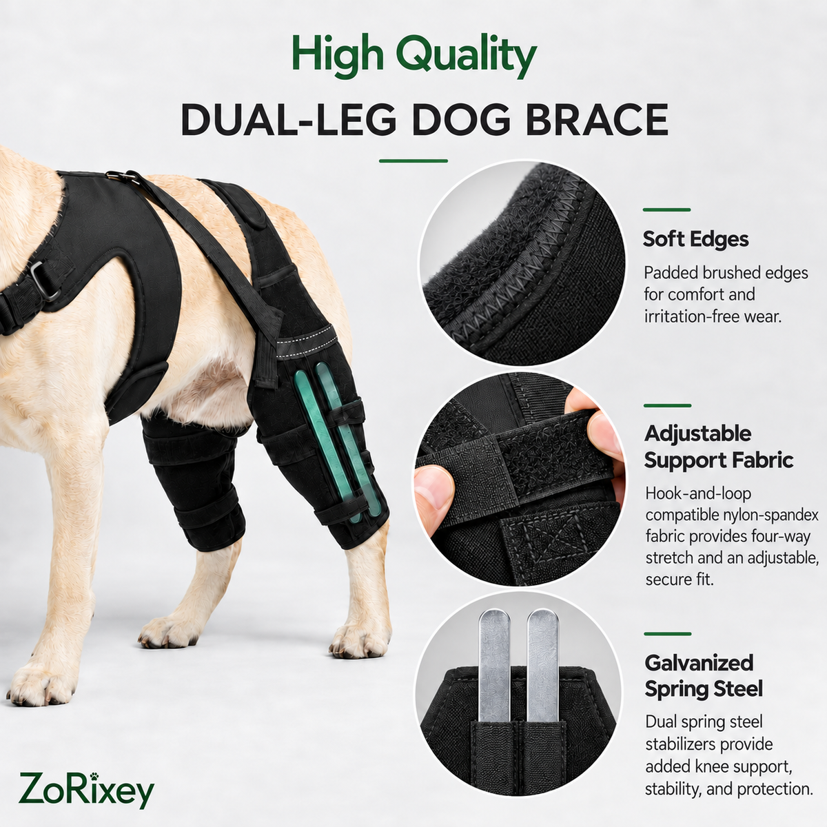ZoRixey™ Dual-Leg Knee Brace Harness